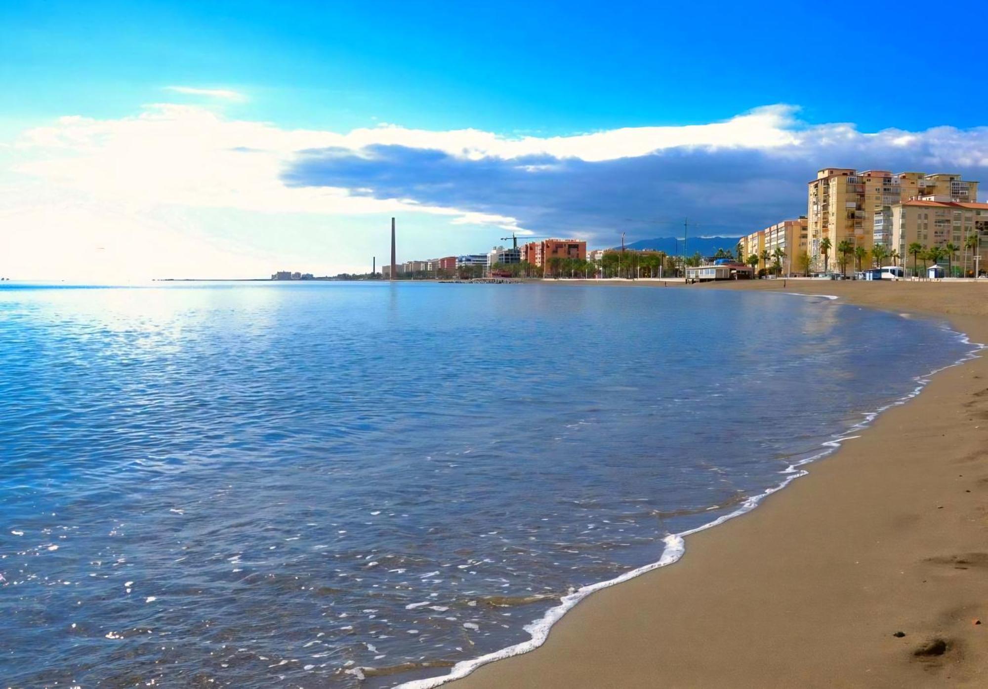 Duplex Huelin I & Beach Malaga Bagian luar foto